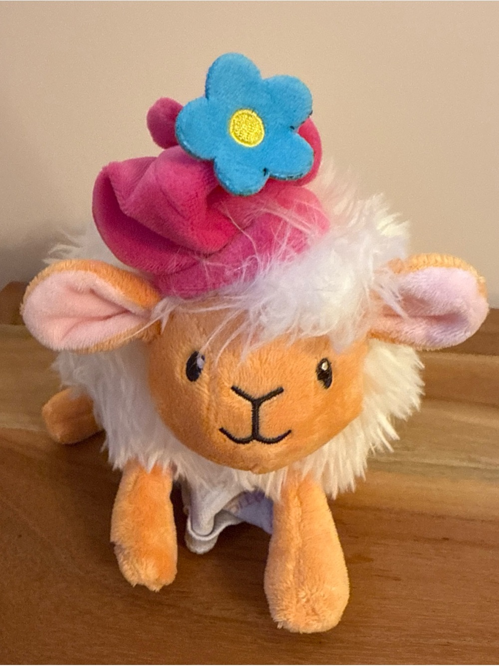 Giggle Scape Easter Plush Sheep Lamb Pink Hat Blue Flower Target Exclusive 2024